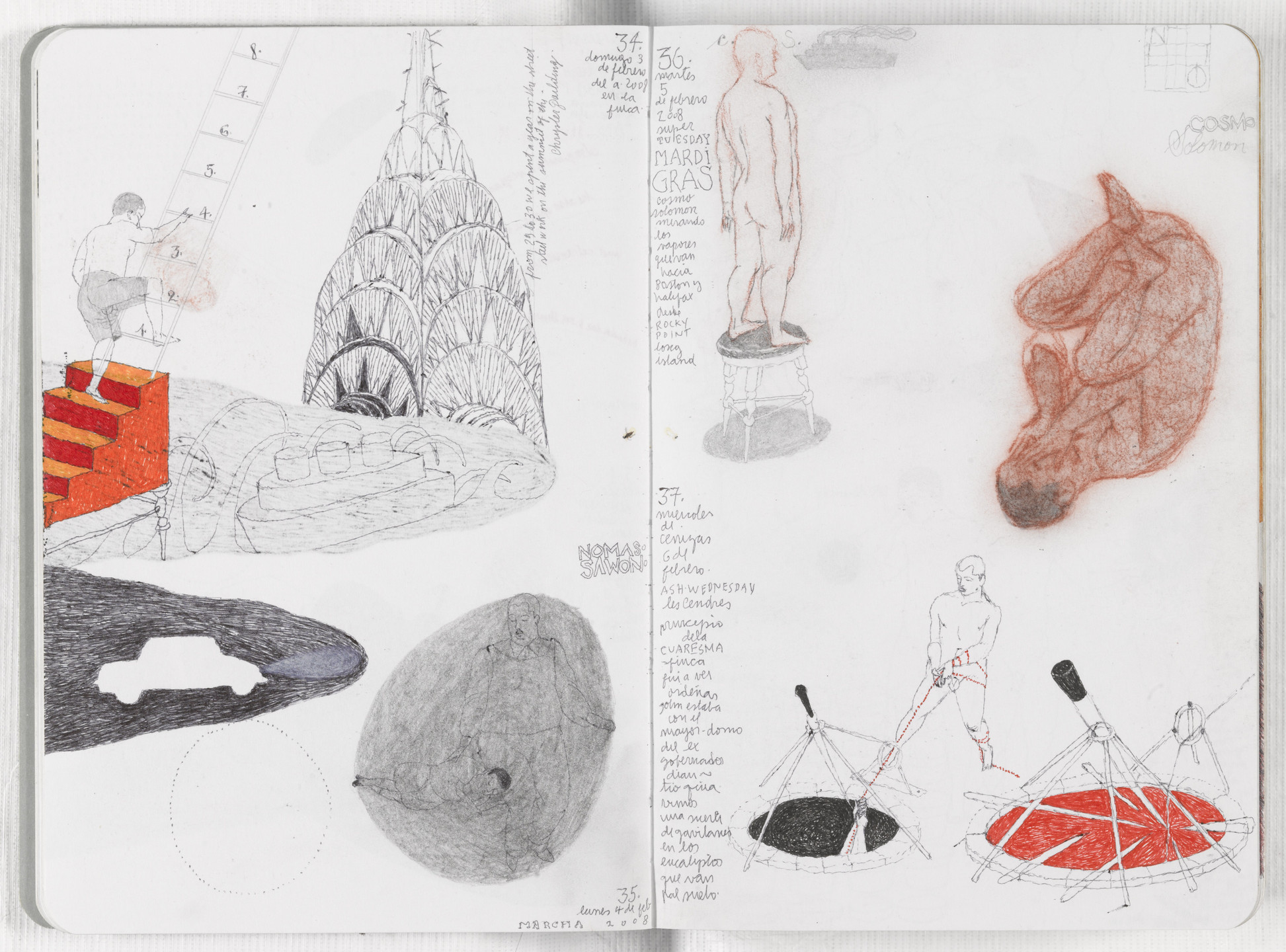 José Antonio Suárez Londoño. Sketchbook: From January 1 to December 31, 2008. 2008