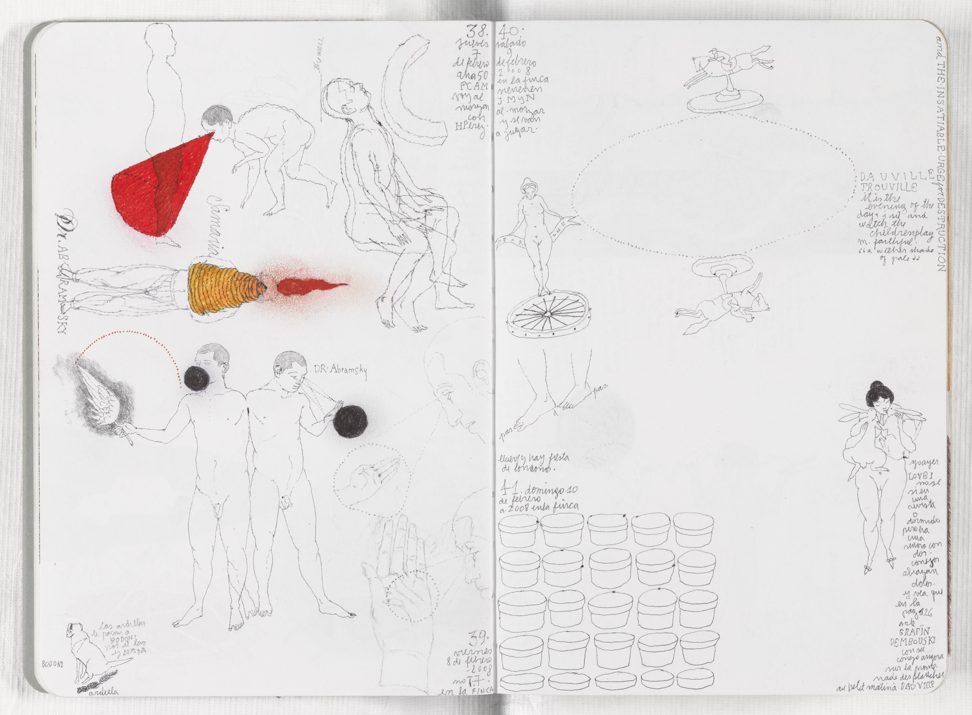 José Antonio Suárez Londoño. Sketchbook: From January 1 to December 31, 2008. 2008