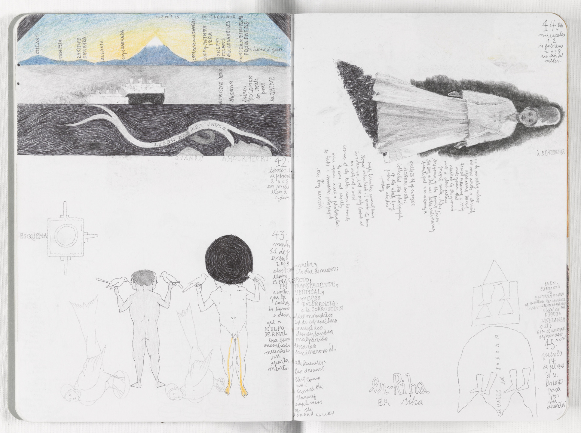 José Antonio Suárez Londoño. Sketchbook: From January 1 to December 31, 2008. 2008