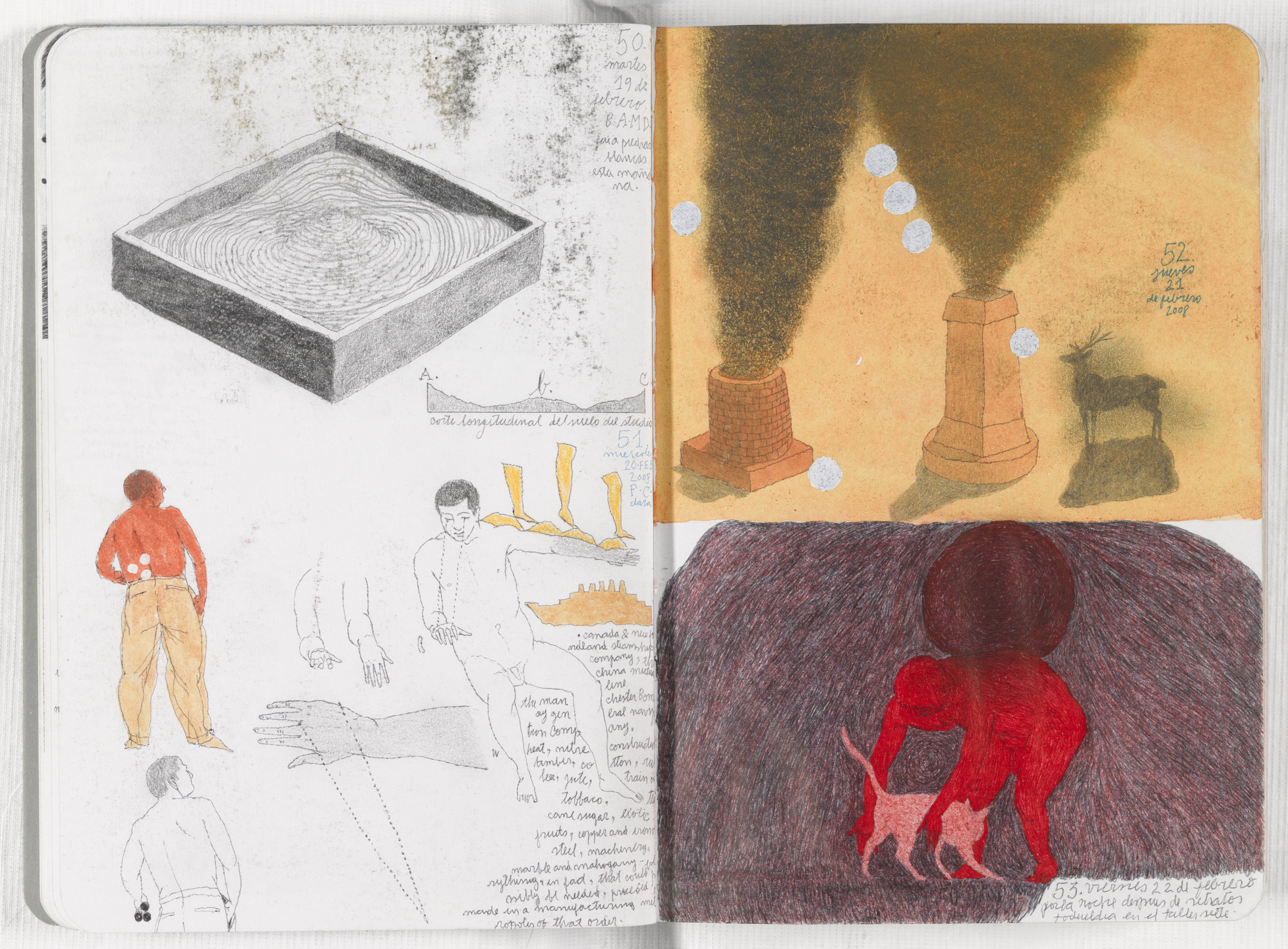 José Antonio Suárez Londoño. Sketchbook: From January 1 to December 31, 2008. 2008