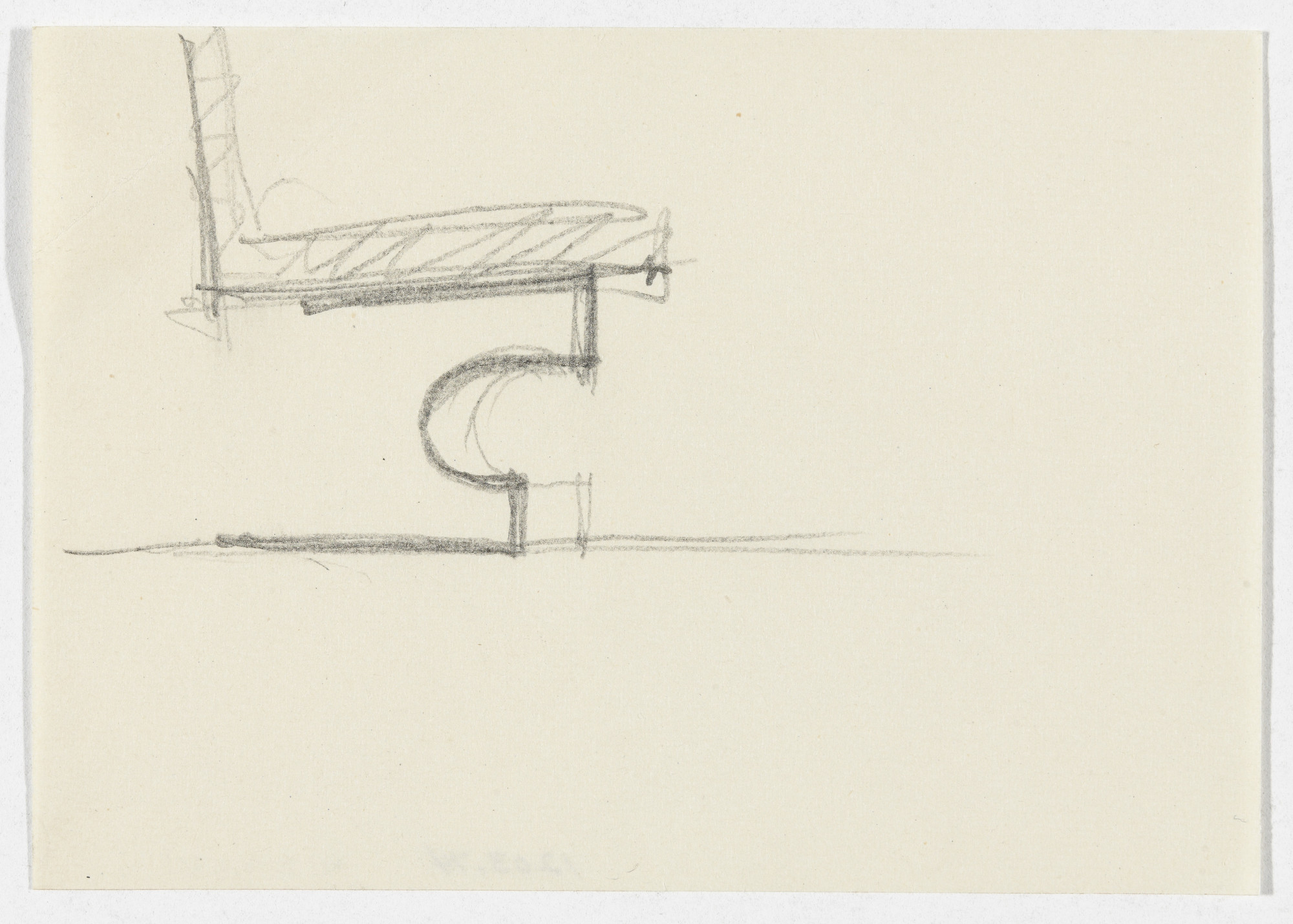 Ludwig Mies van der Rohe. Chair without Arms