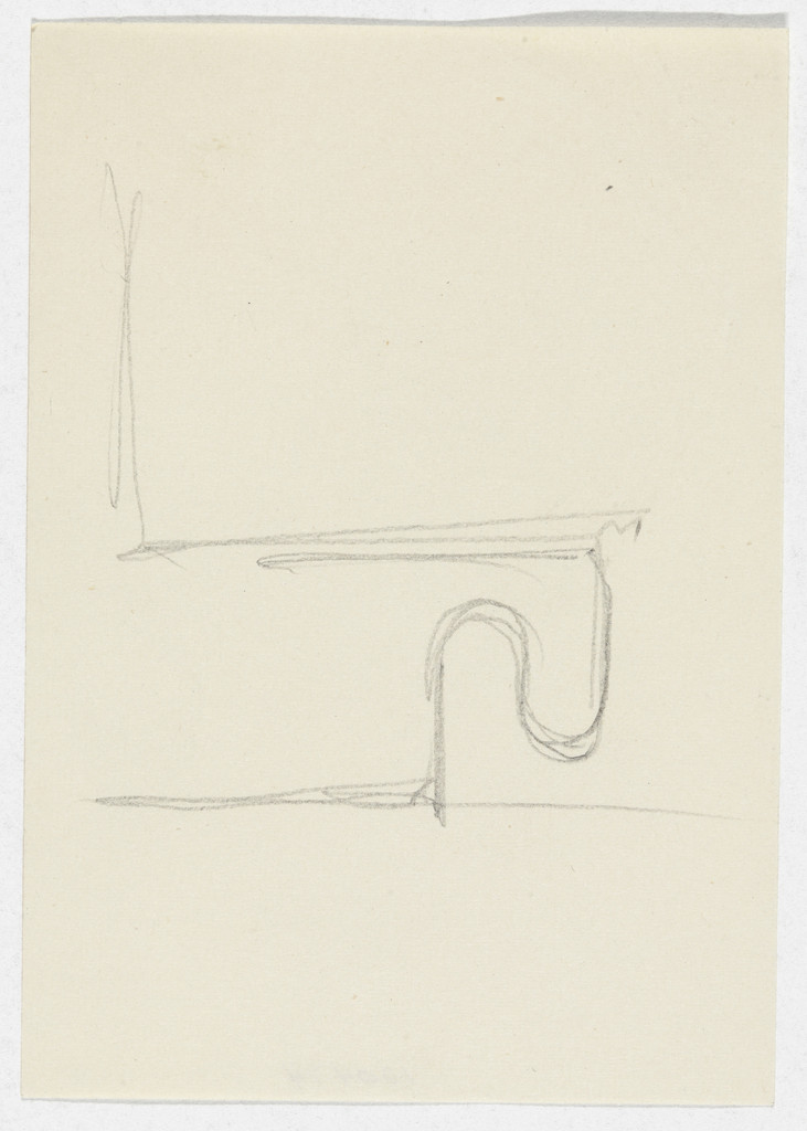 Lounge Chair without Arms (Elevation sketch)