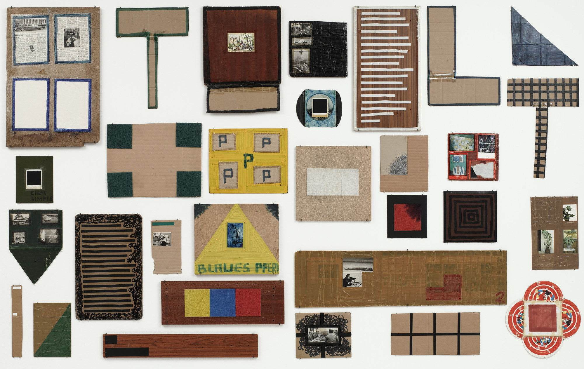 Thomas Hirschhorn. Wall Display. 1988-89