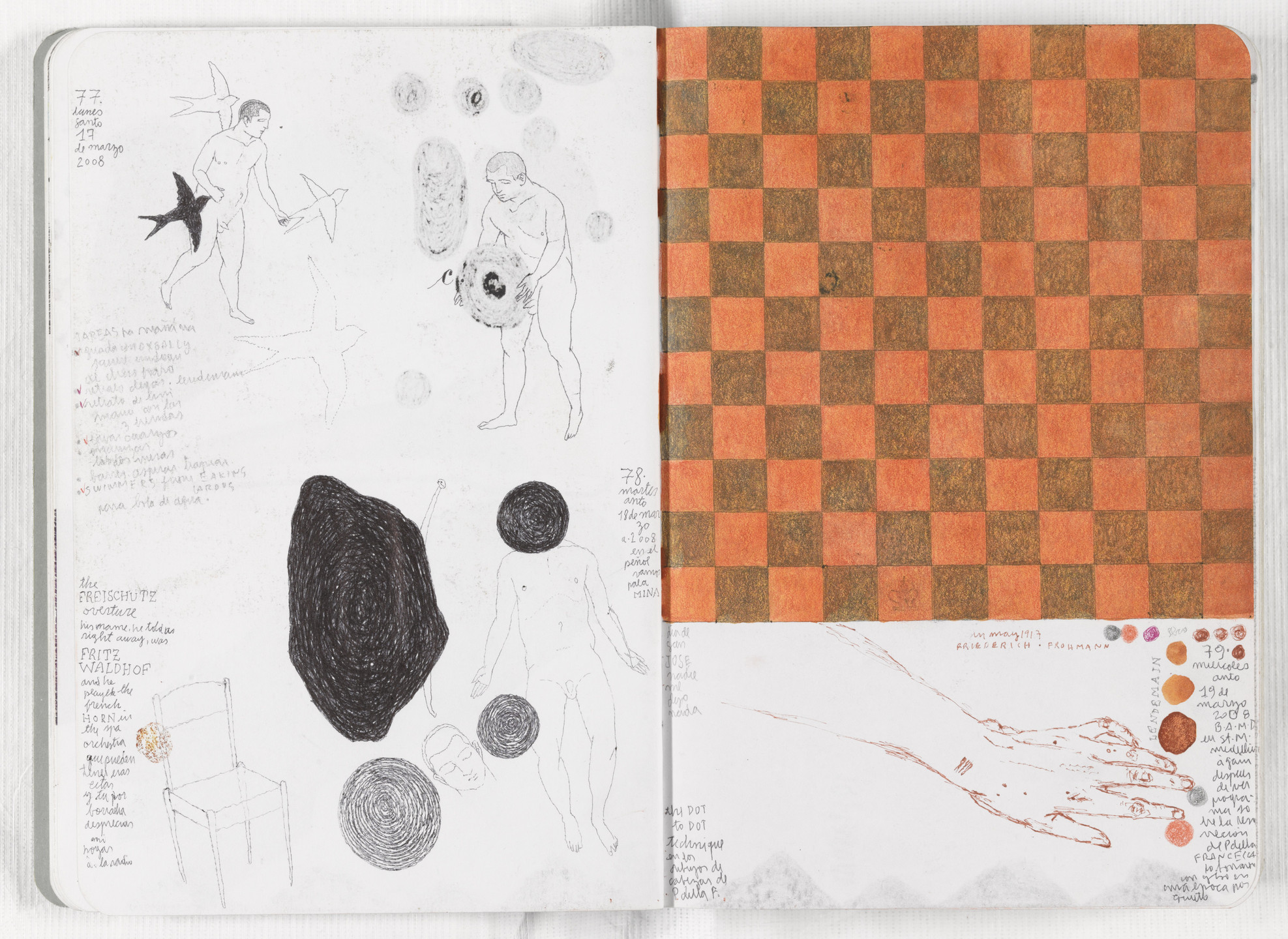 José Antonio Suárez Londoño. Sketchbook: From January 1 to December 31, 2008. 2008