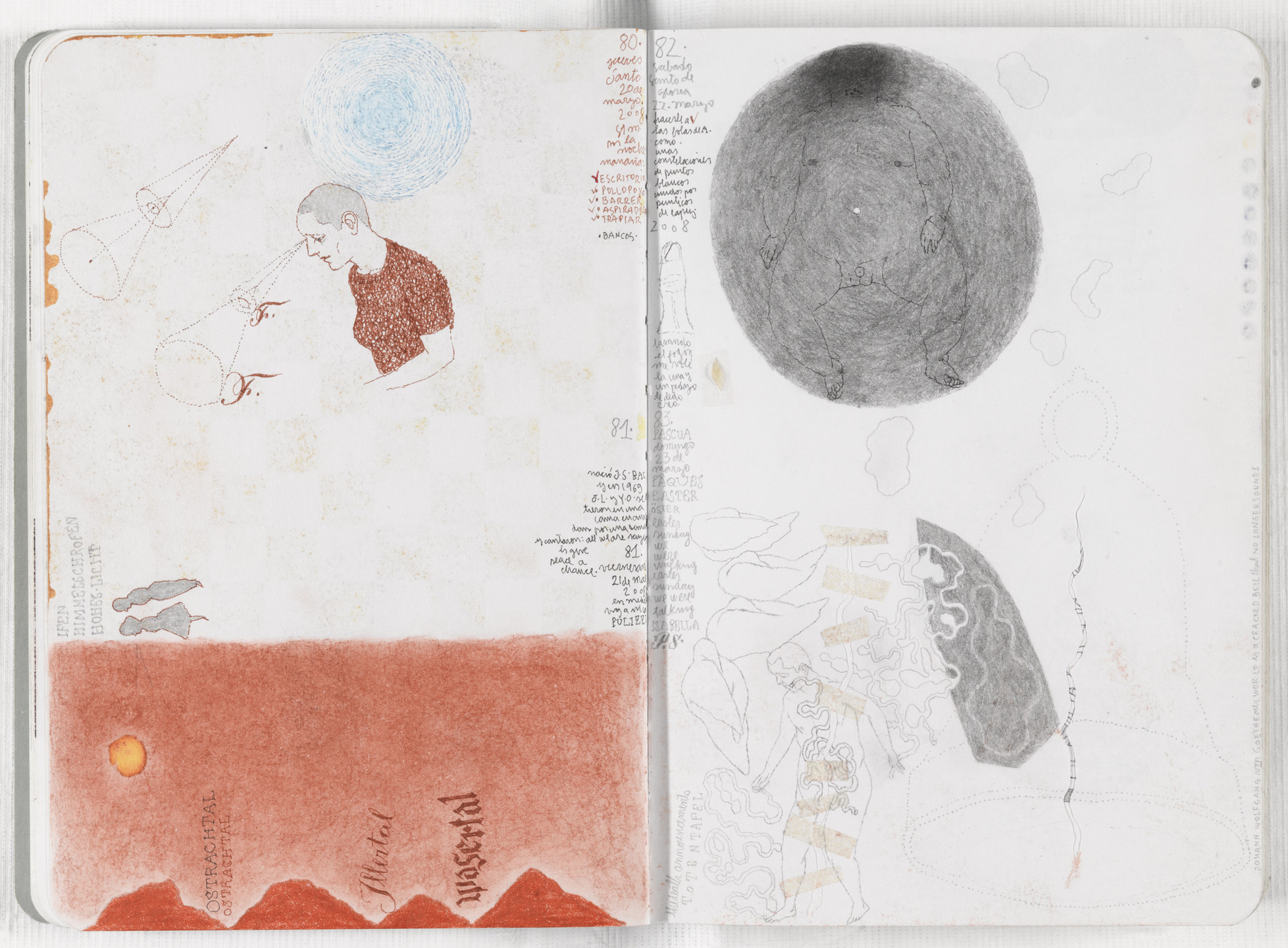 José Antonio Suárez Londoño. Sketchbook: From January 1 to December 31, 2008. 2008