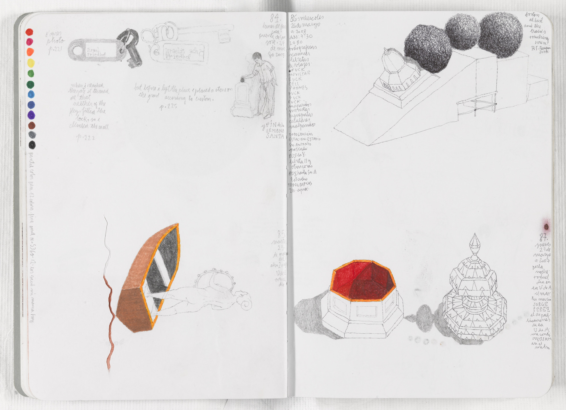 José Antonio Suárez Londoño. Sketchbook: From January 1 to December 31, 2008. 2008