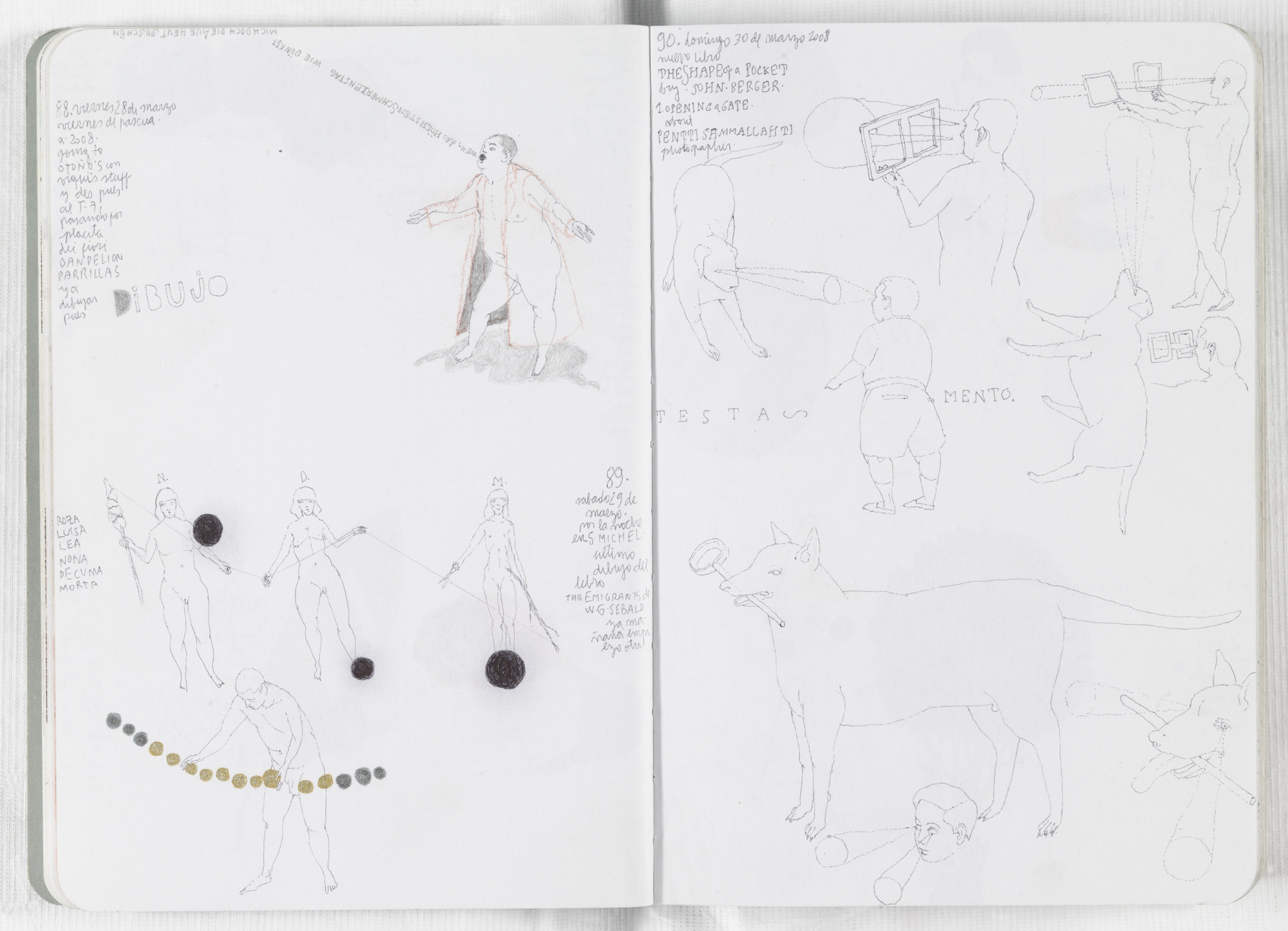 José Antonio Suárez Londoño. Sketchbook: From January 1 to December 31, 2008. 2008