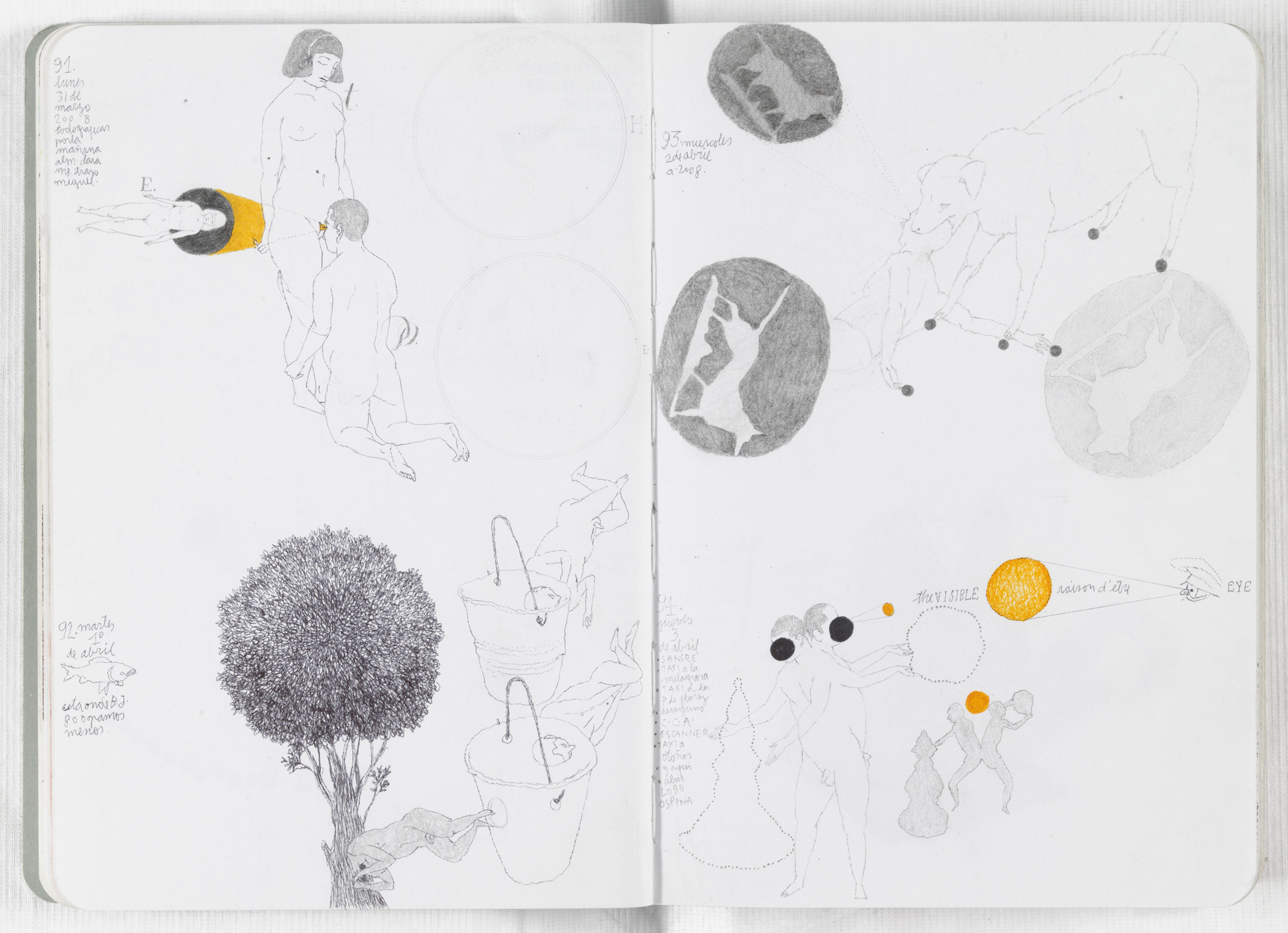 José Antonio Suárez Londoño. Sketchbook: From January 1 to December 31, 2008. 2008