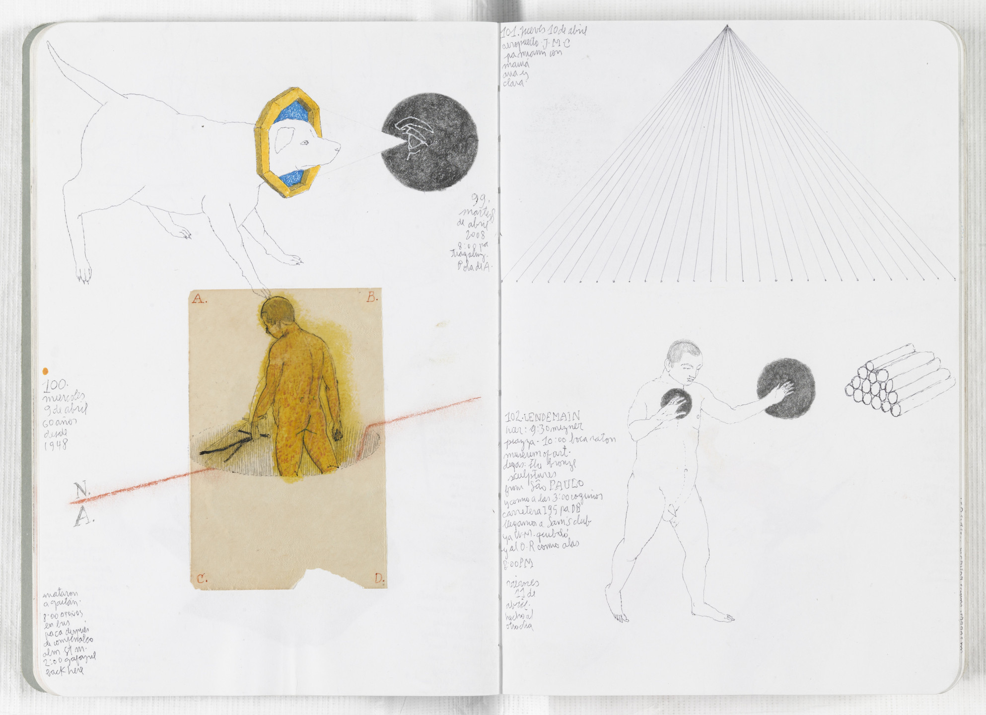 José Antonio Suárez Londoño. Sketchbook: From January 1 to December 31, 2008. 2008