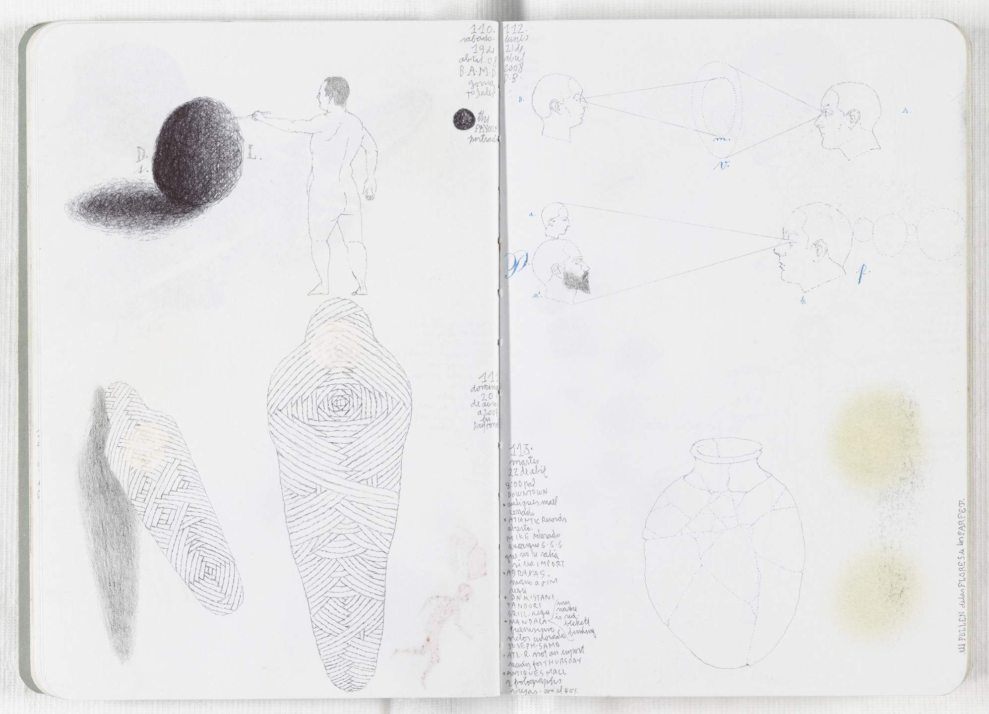 José Antonio Suárez Londoño. Sketchbook: From January 1 to December 31, 2008. 2008