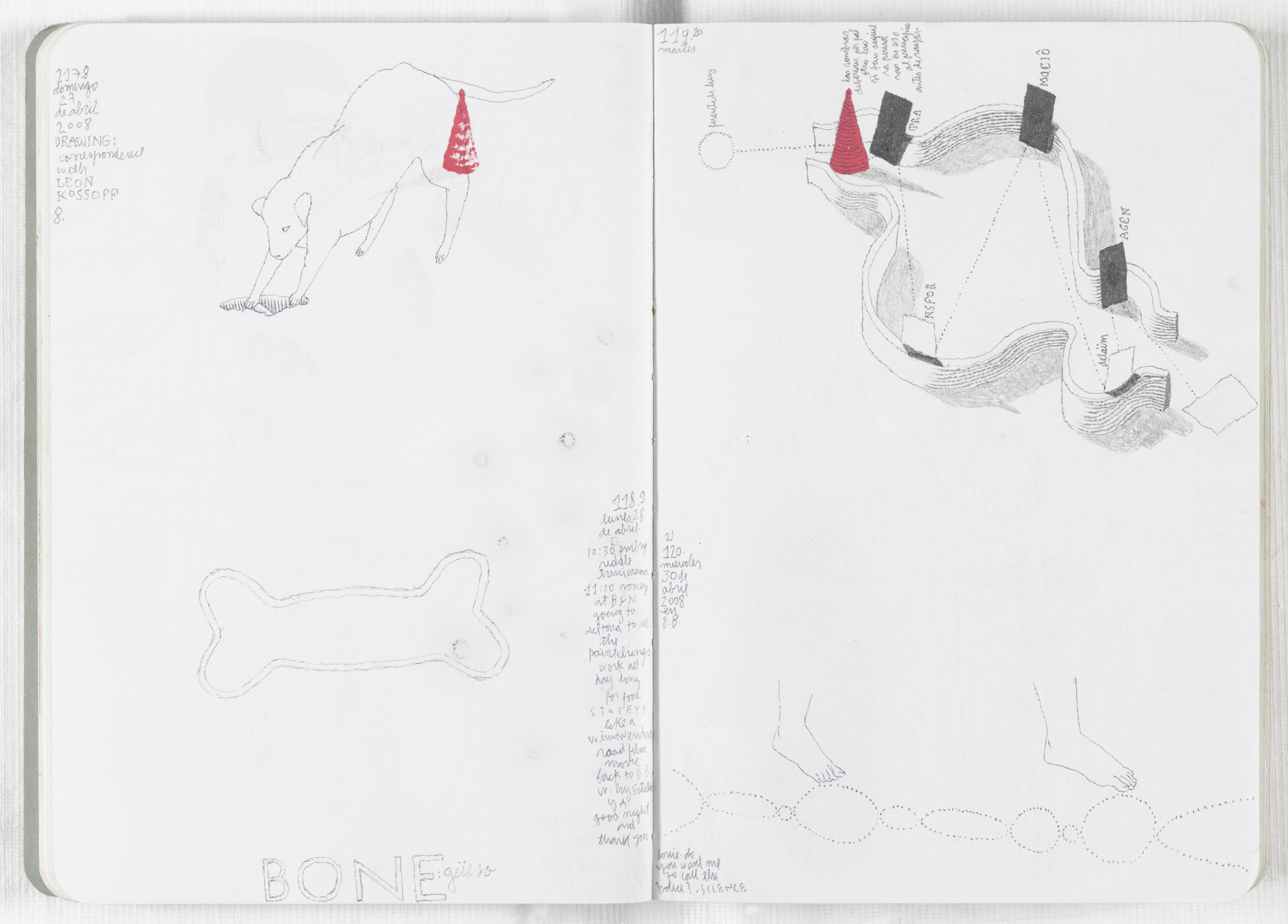 José Antonio Suárez Londoño. Sketchbook: From January 1 to December 31, 2008. 2008