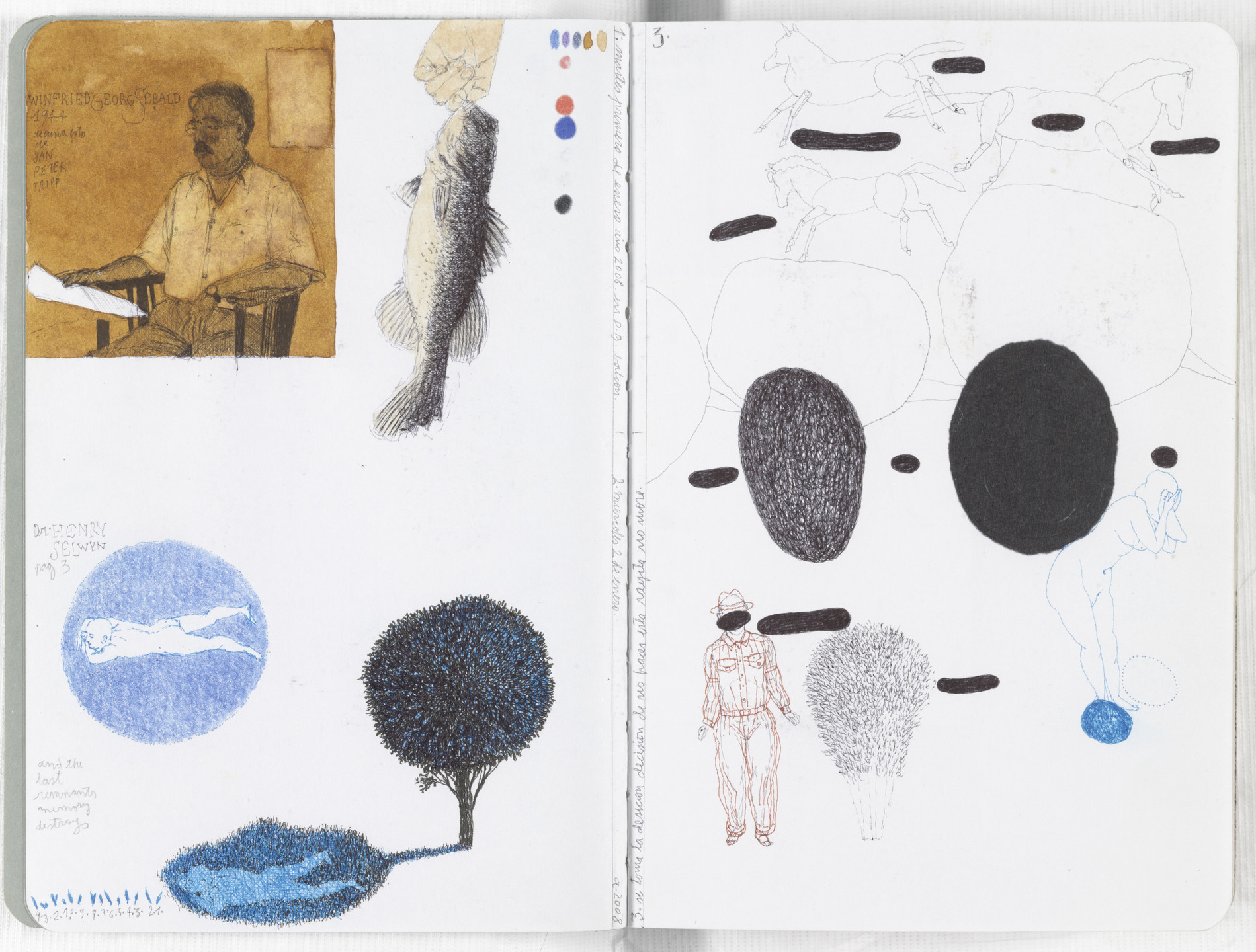 José Antonio Suárez Londoño. Sketchbook: From January 1 to December 31, 2008. 2008