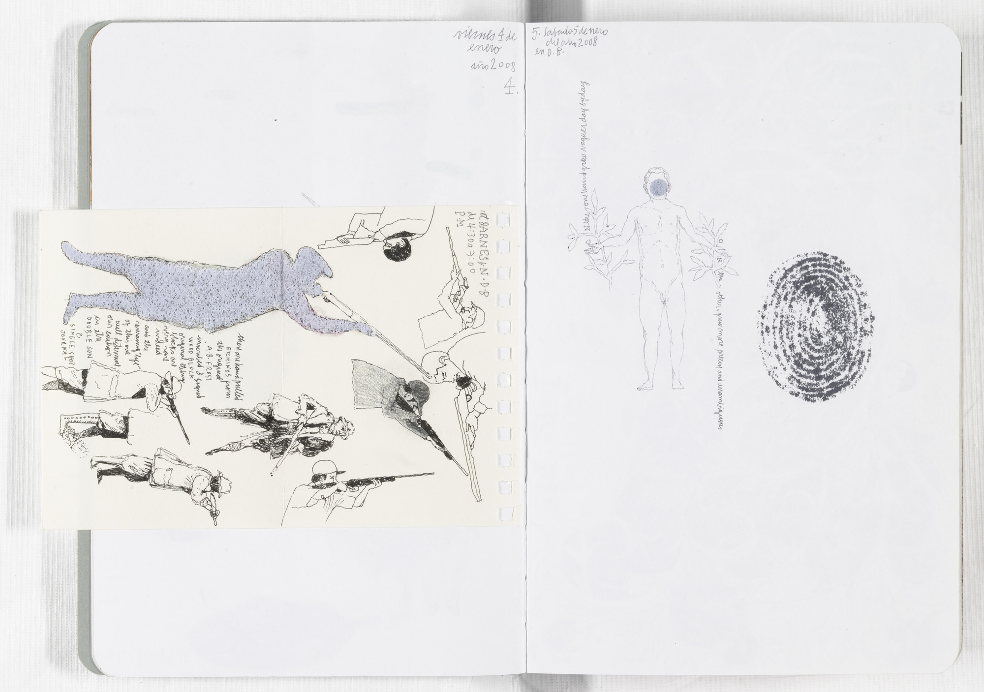 José Antonio Suárez Londoño. Sketchbook: From January 1 to December 31, 2008. 2008