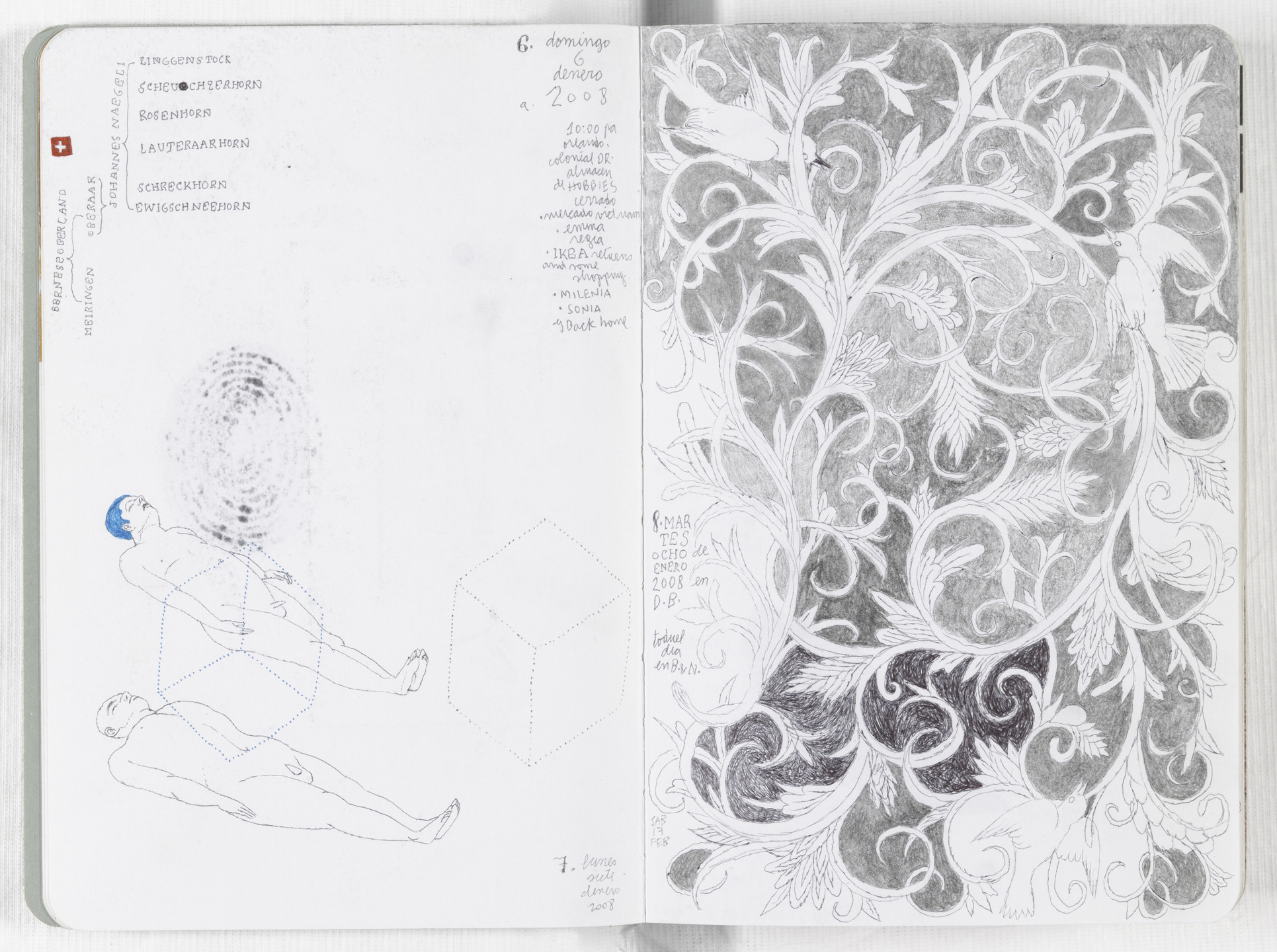 José Antonio Suárez Londoño. Sketchbook: From January 1 to December 31, 2008. 2008