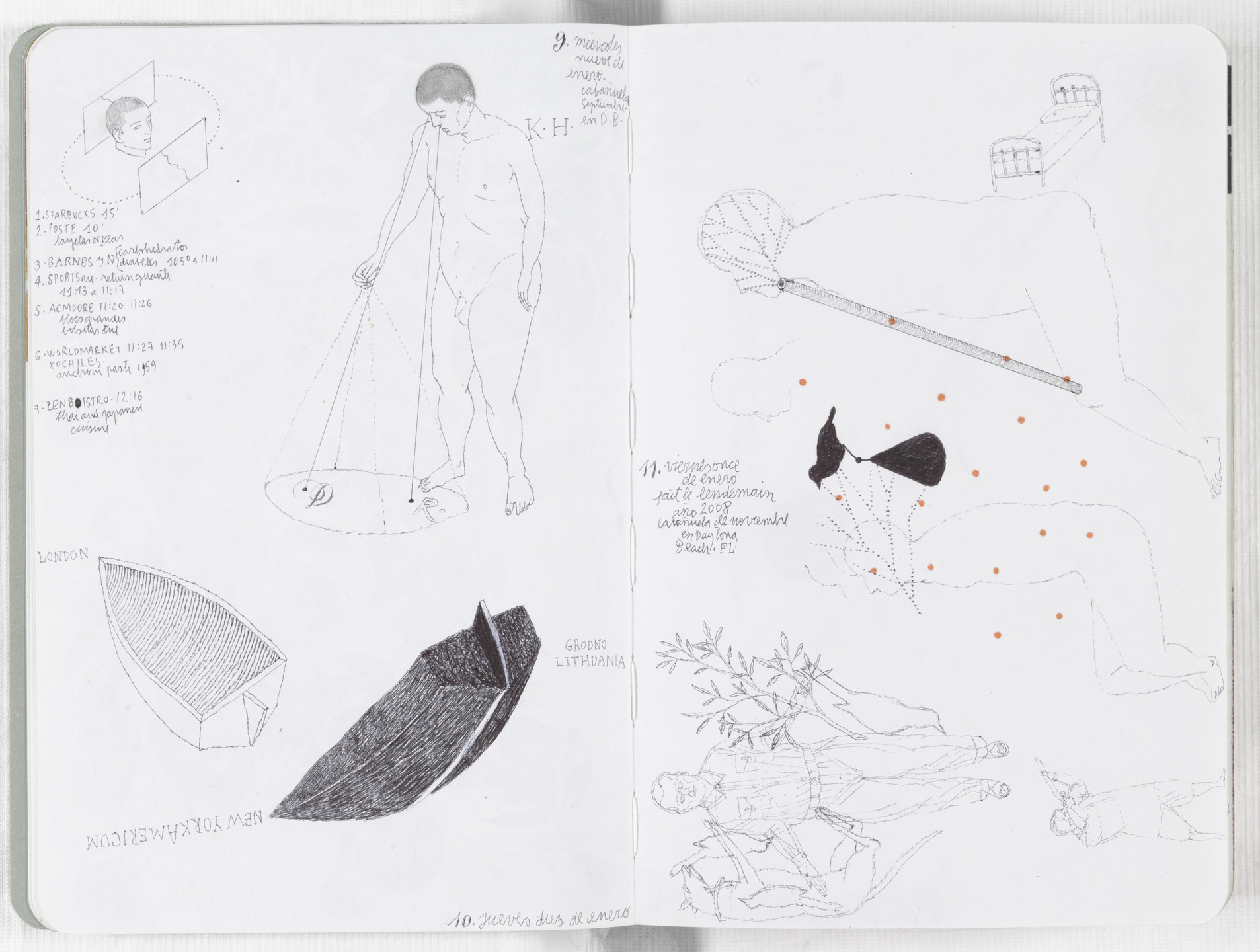 José Antonio Suárez Londoño. Sketchbook: From January 1 to December 31, 2008. 2008