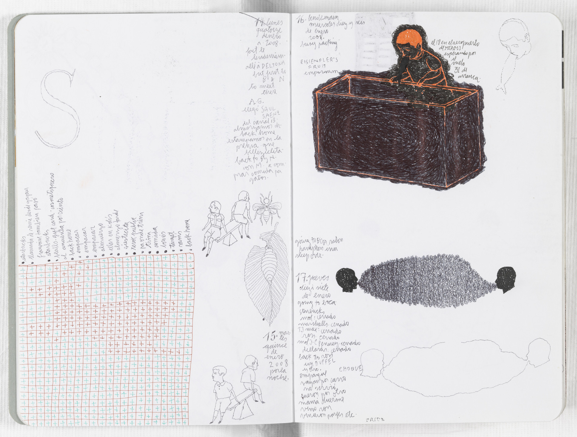 José Antonio Suárez Londoño. Sketchbook: From January 1 to December 31, 2008. 2008