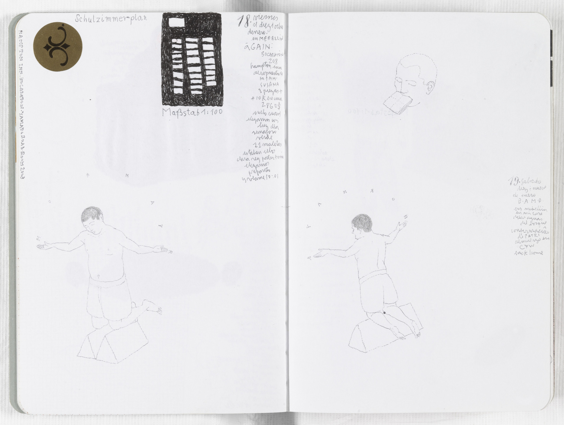 José Antonio Suárez Londoño. Sketchbook: From January 1 to December 31, 2008. 2008