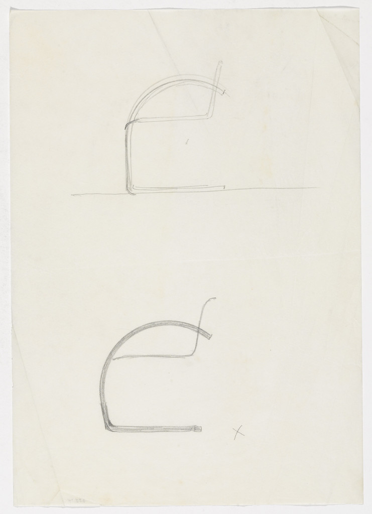 Chair with Arms (Two elevation sketches)