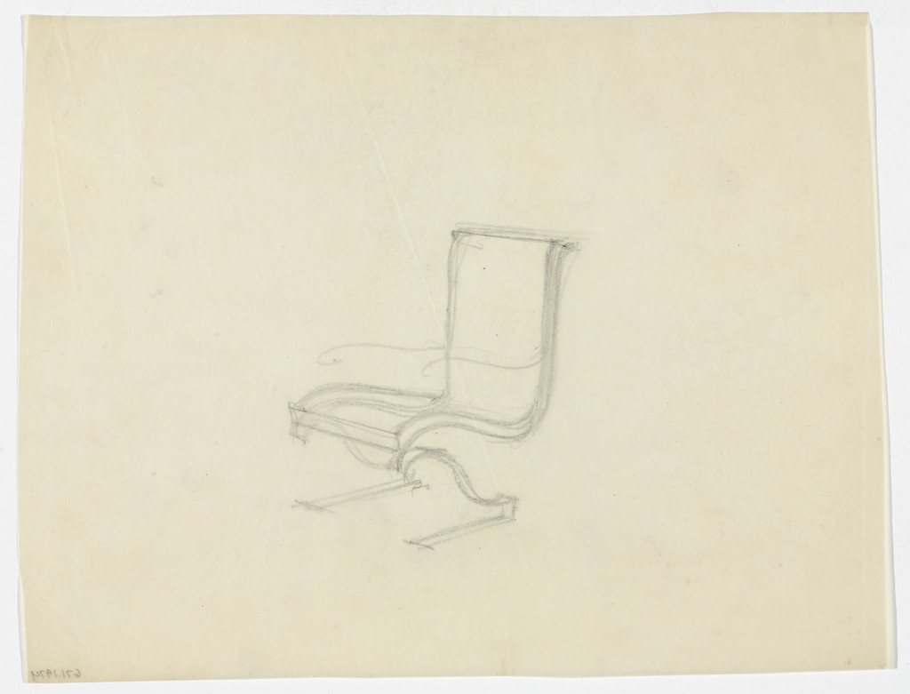 Chair with Arms (Perspective sketch)