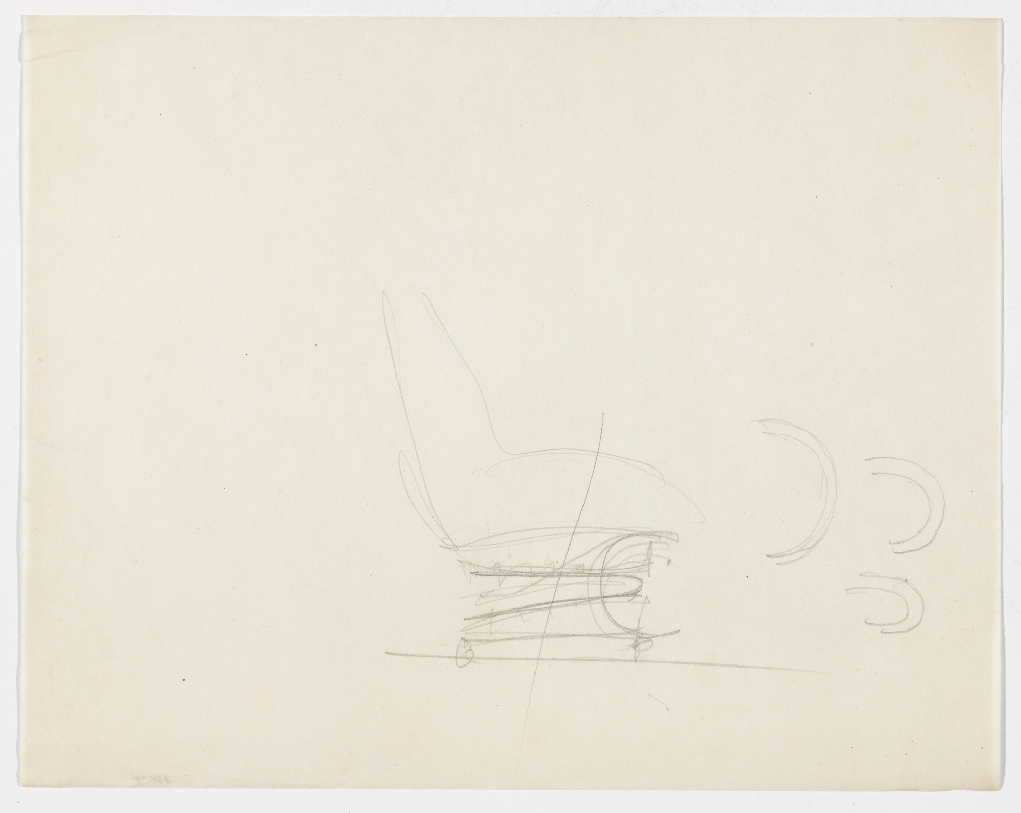 Ludwig Mies van der Rohe. Lounge Chair without Arms