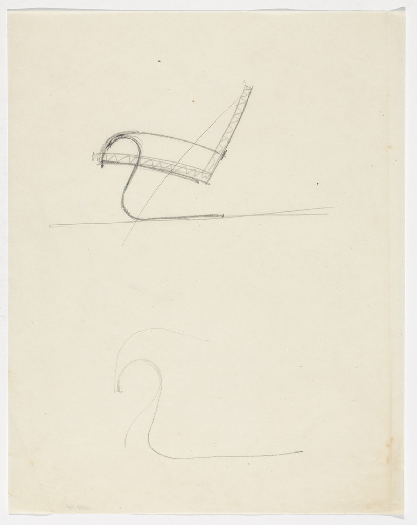 Chair with Arms (Elevation sketches)