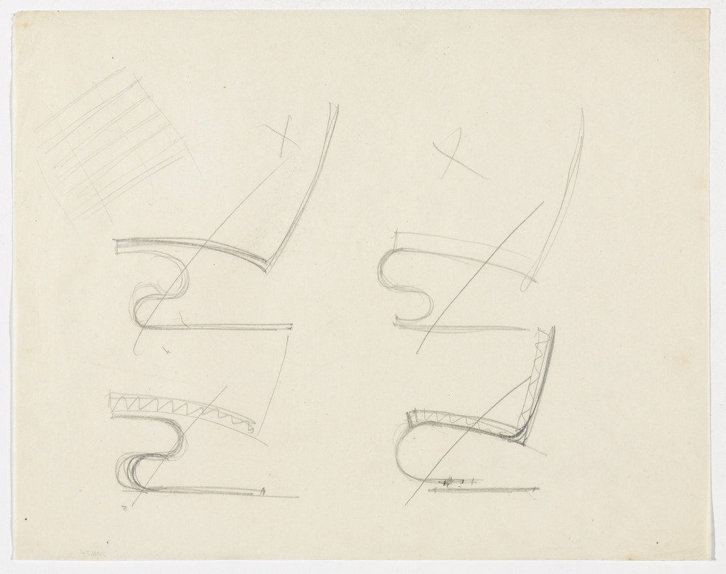 Chair without Arms (Elevation sketches)