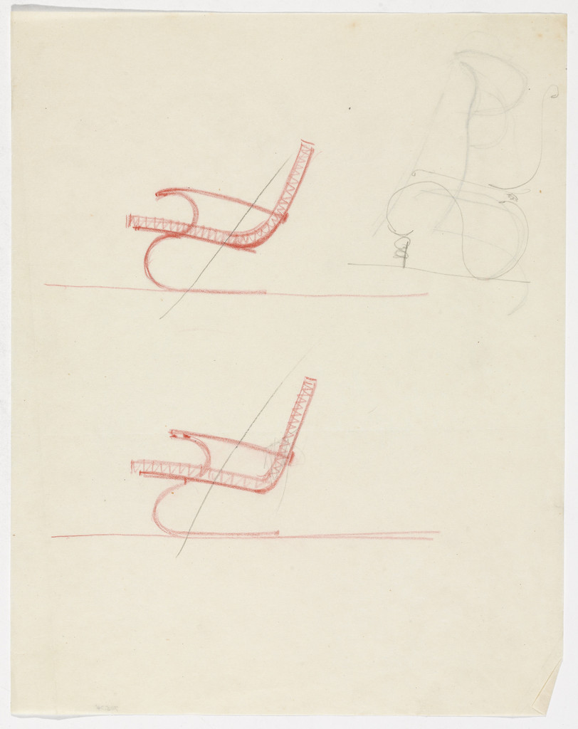 Chair with Arms (Elevation sketches)