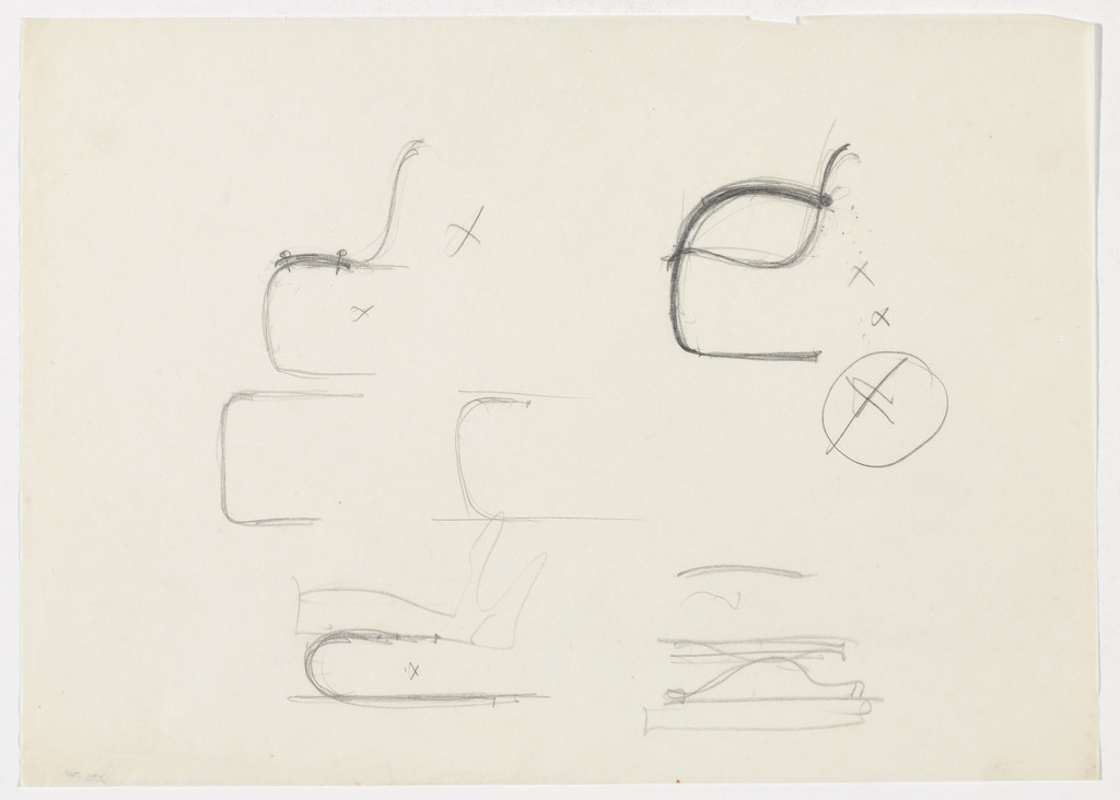 Chair with and without Arms (Elevation sketch)