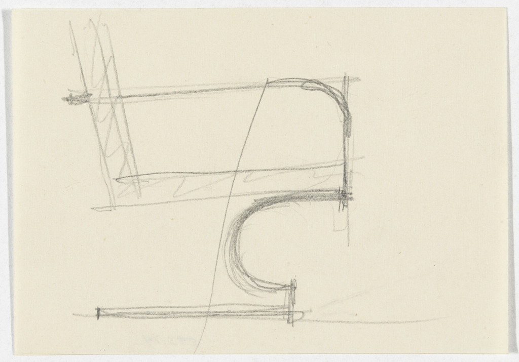 Lounge Chair with Arms (Elevation sketch)