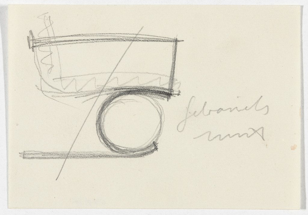 Chair with Arms (Elevation sketch)