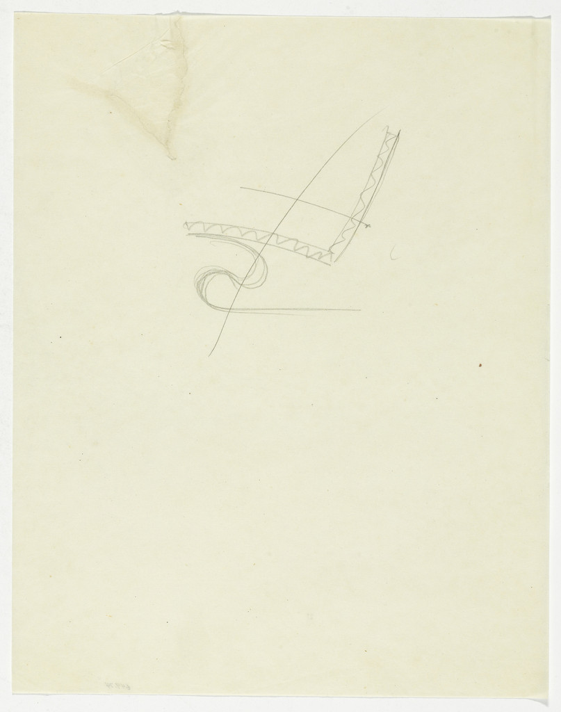 Lounge Chair with Arms (Elevation sketch)