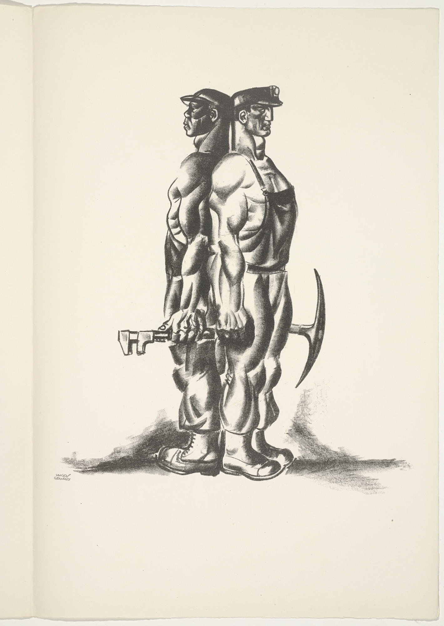 Hugo Gellert. Plate (folio 80) from 'Capital' in Pictures