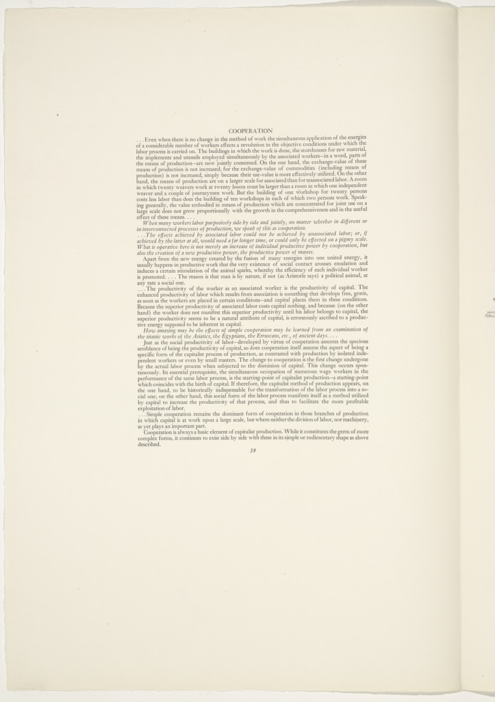 Plate (folio 84) from 'Capital' in Pictures