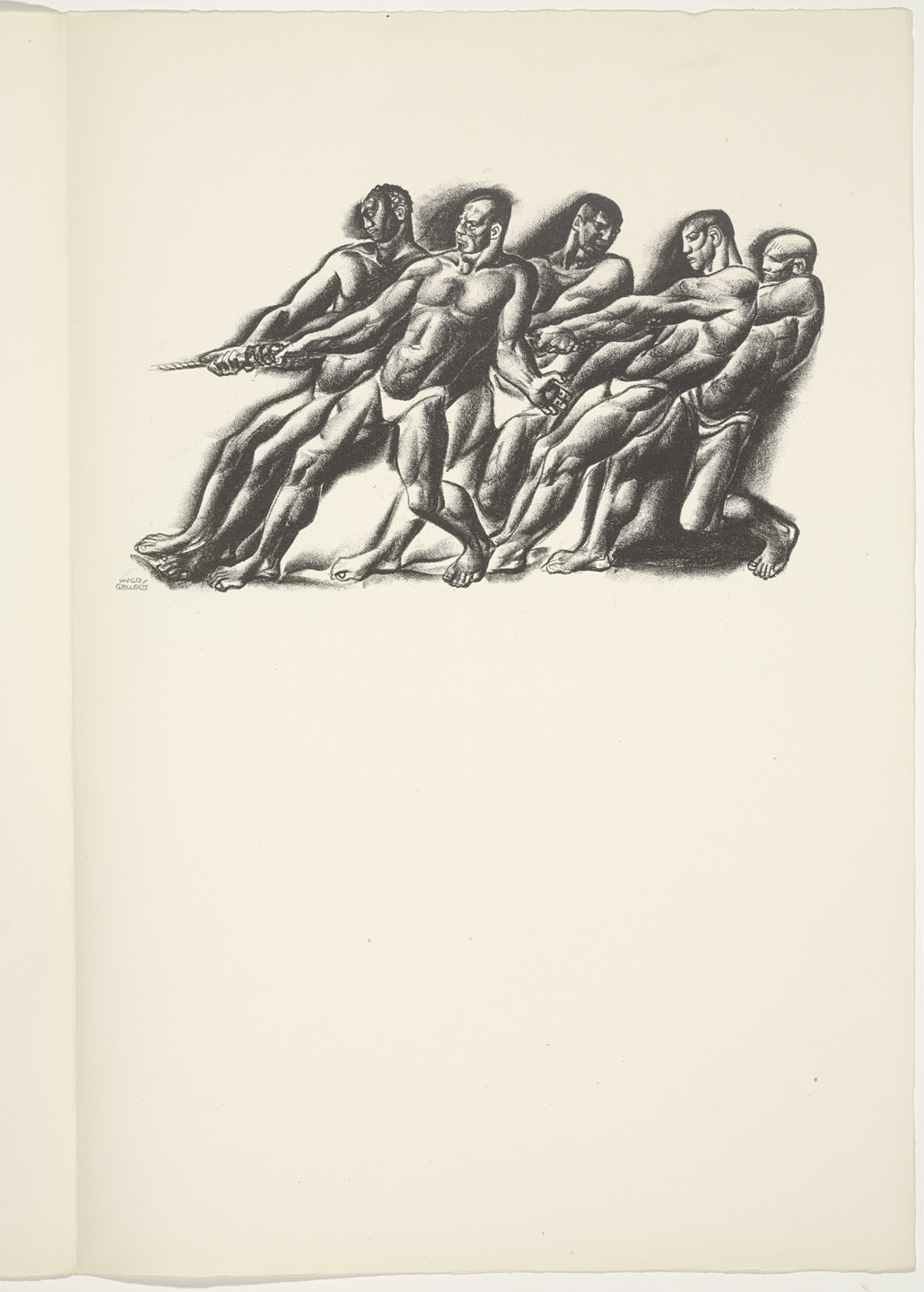 Hugo Gellert. Plate (folio 84) from &#39;Capital&#39; in Pictures. 1933