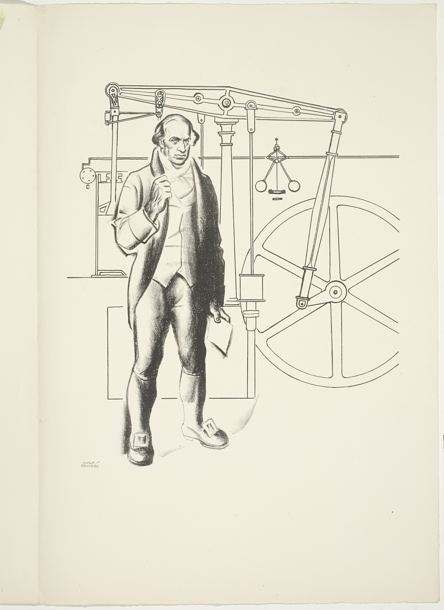 Hugo Gellert. Plate (folio 90) from 'Capital' in Pictures
