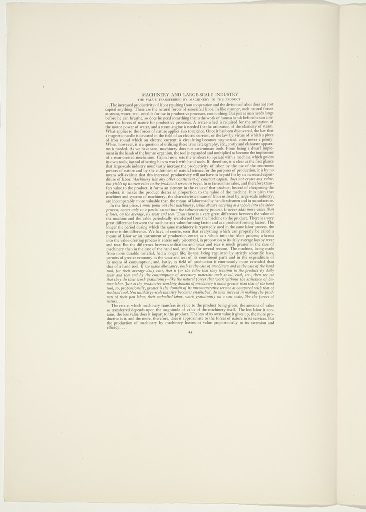 Plate (folio 94) from 'Capital' in Pictures