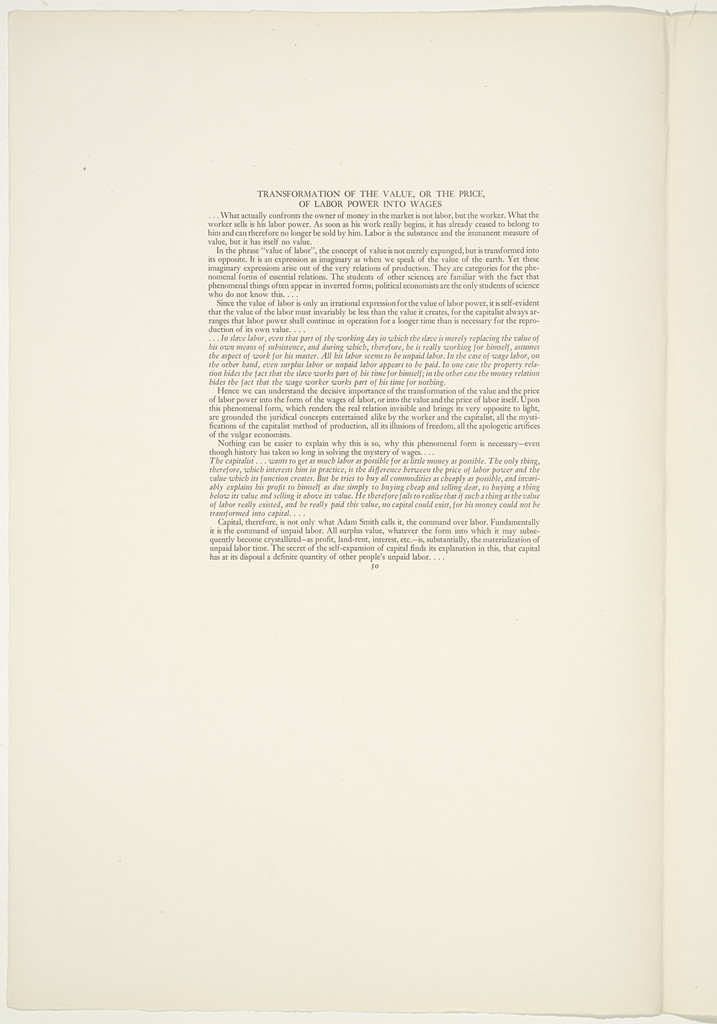 Plate (folio 106) from 'Capital' in Pictures