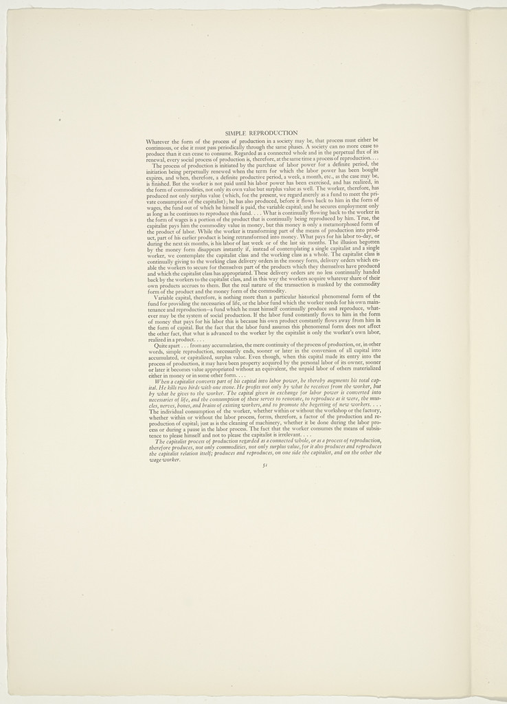 Plate (folio 108) from 'Capital' in Pictures