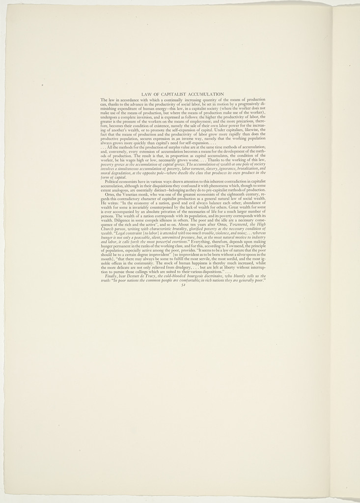 Plate (folio 110) from 'Capital' in Pictures