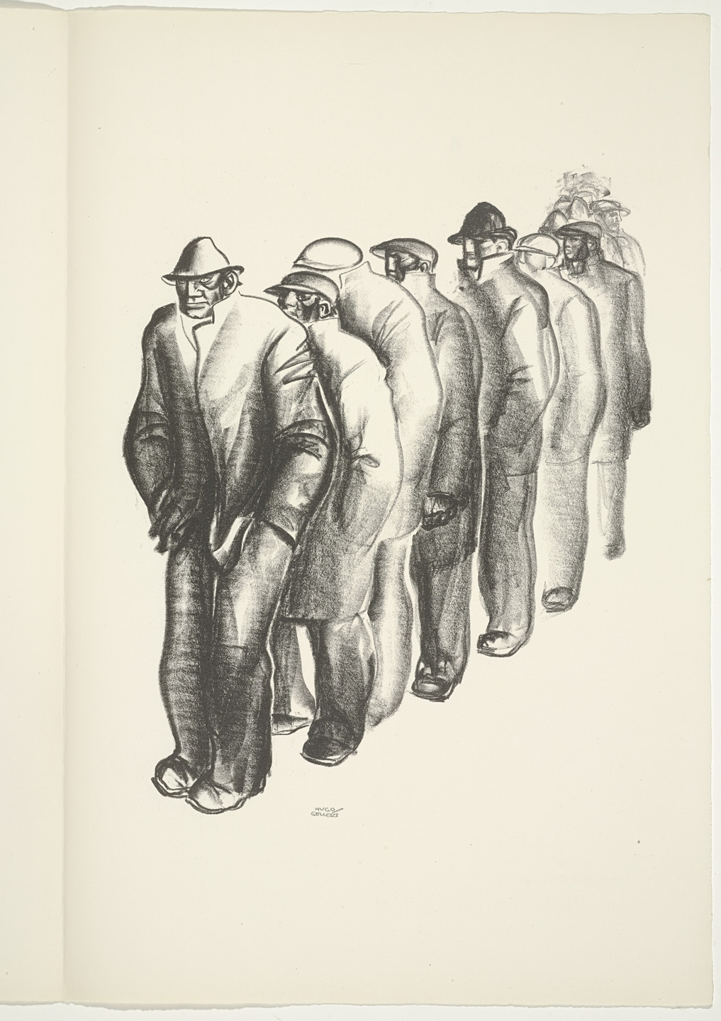 Hugo Gellert. Plate (folio 110) from &#39;Capital&#39; in Pictures. 1933