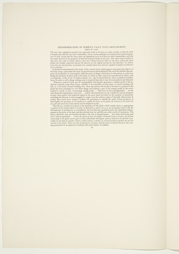 Plate (folio 114) from 'Capital' in Pictures