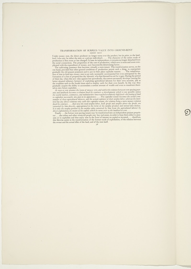 Plate (folio 118) from 'Capital' in Pictures