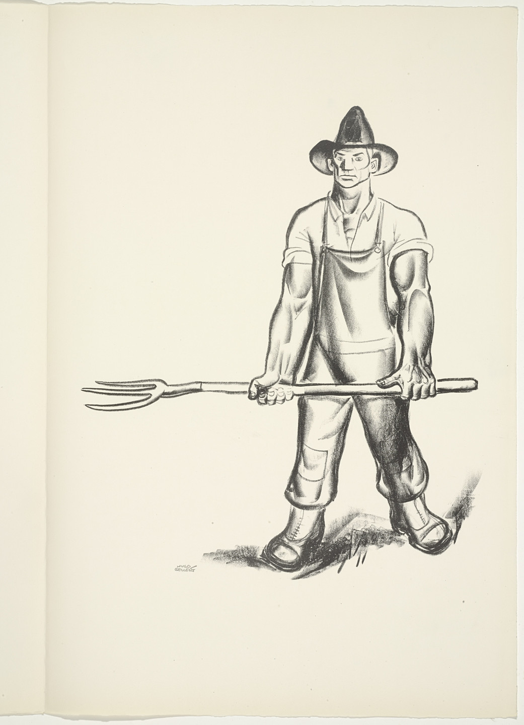 Hugo Gellert. Plate (folio 122) from &#39;Capital&#39; in Pictures. 1933