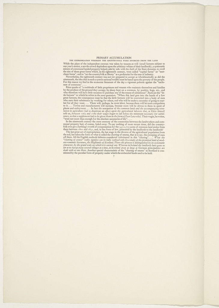 Plate (folio 20) from 'Capital' in Pictures