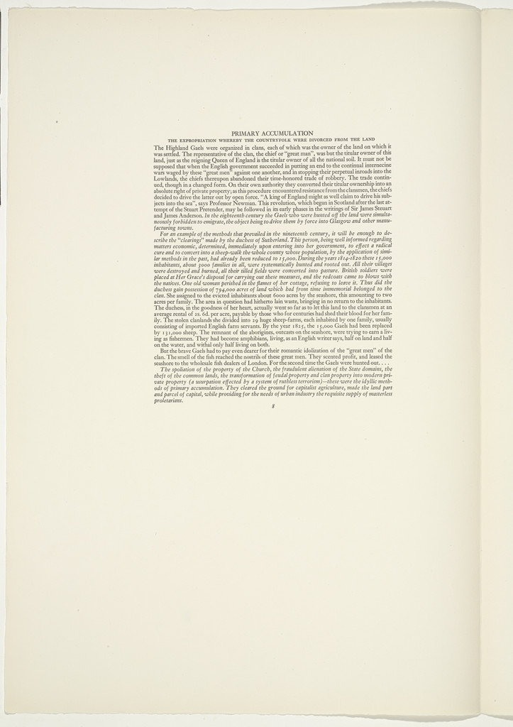 Plate (folio 22) from 'Capital' in Pictures