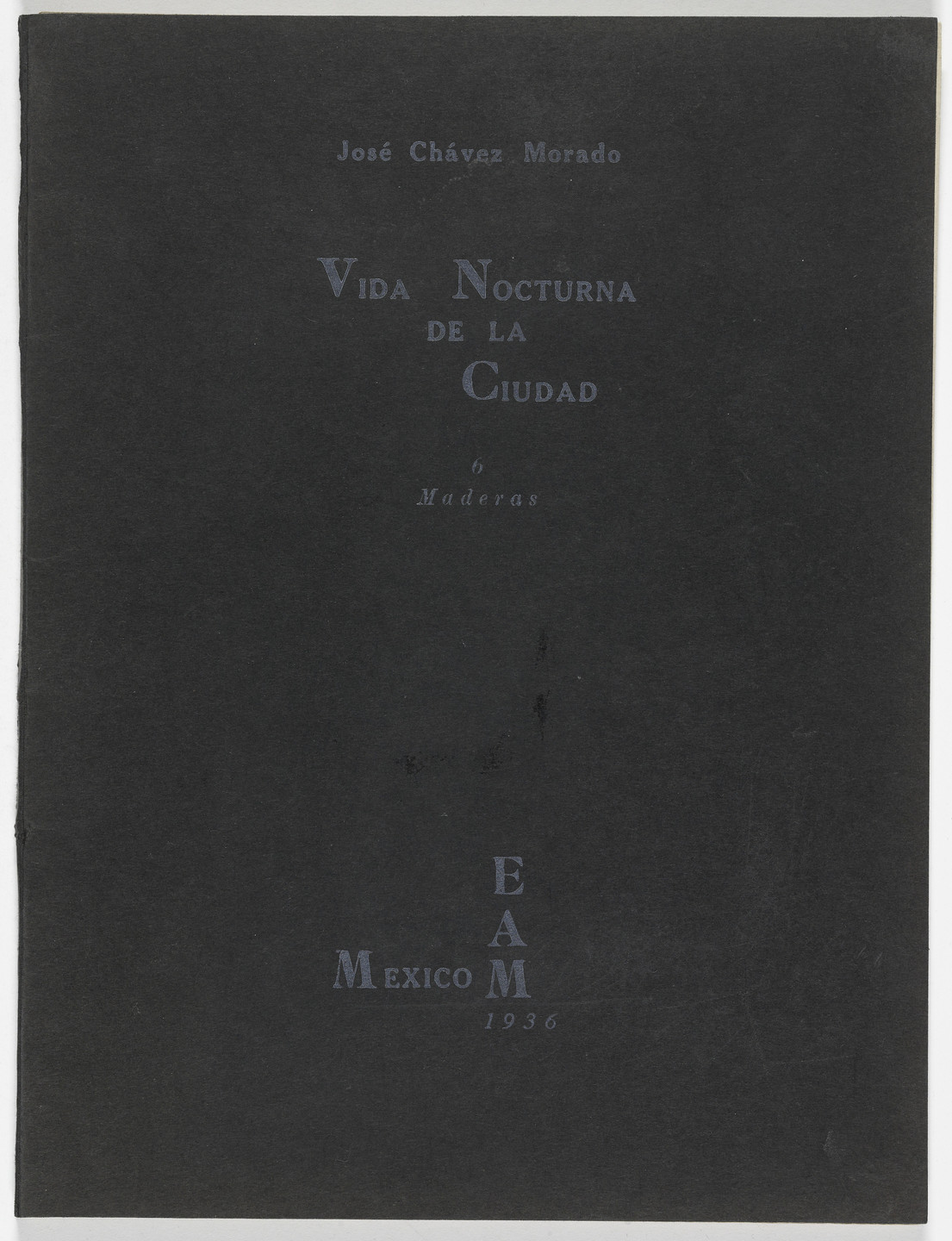 José Chávez Morado. City Night Life (Vida Nocturna de la Ciudad). 1936