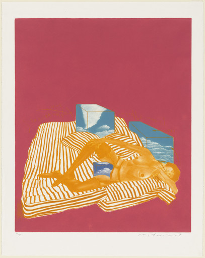 Masuo Ikeda (池田 満寿夫). I Continue Sleeping. 1969