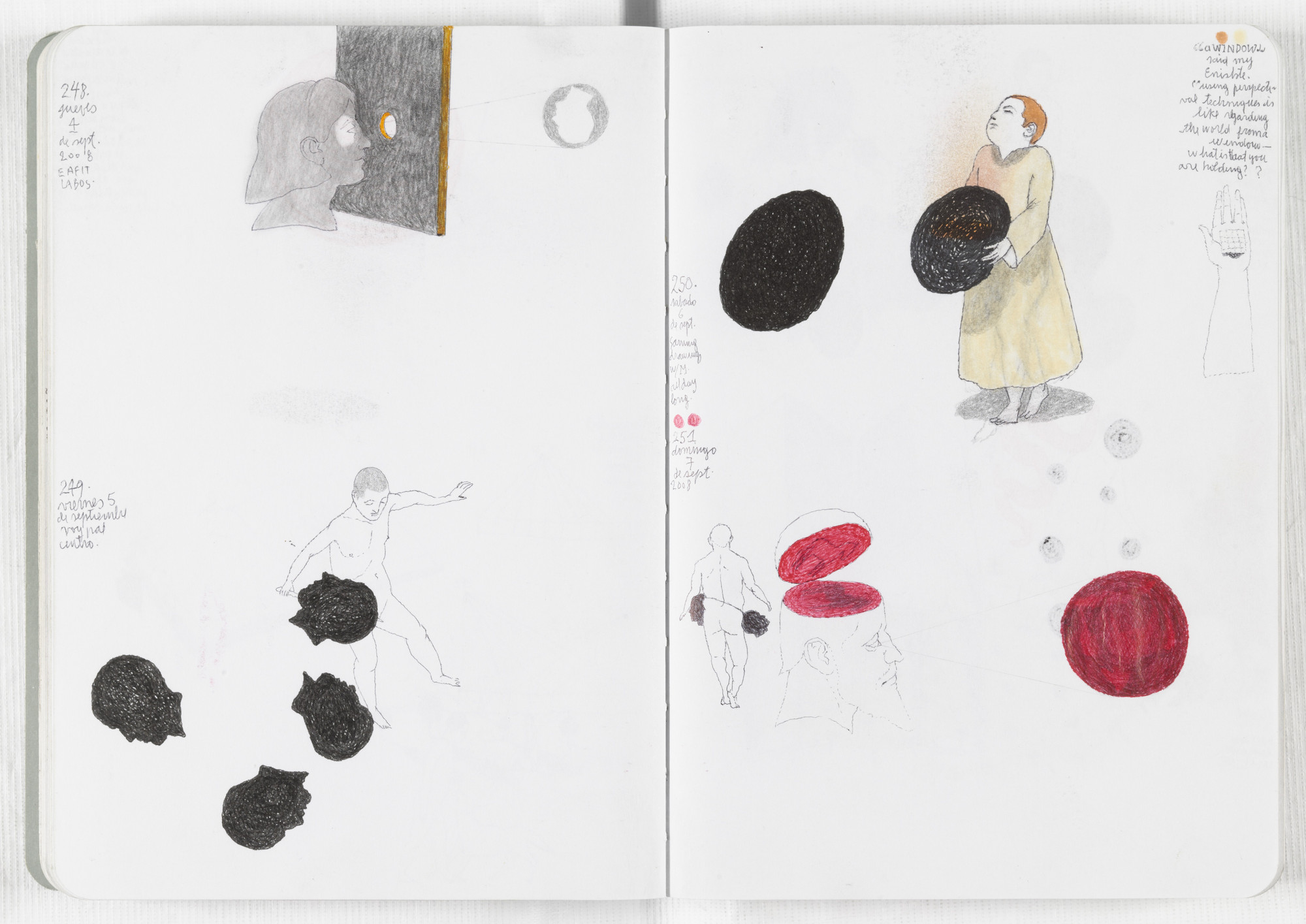 José Antonio Suárez Londoño. Sketchbook: From January 1 to December 31, 2008. 2008