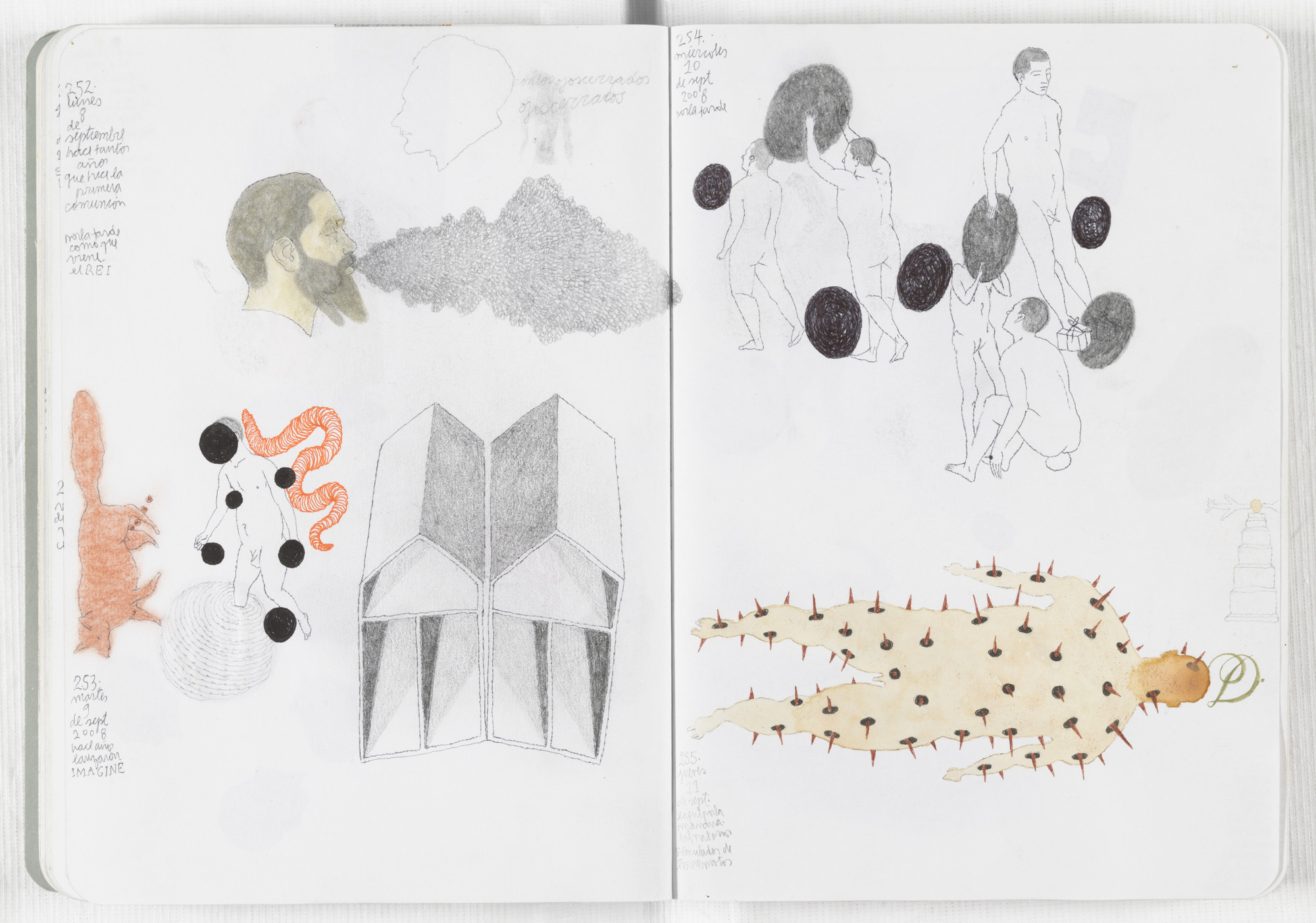 José Antonio Suárez Londoño. Sketchbook: From January 1 to December 31, 2008. 2008