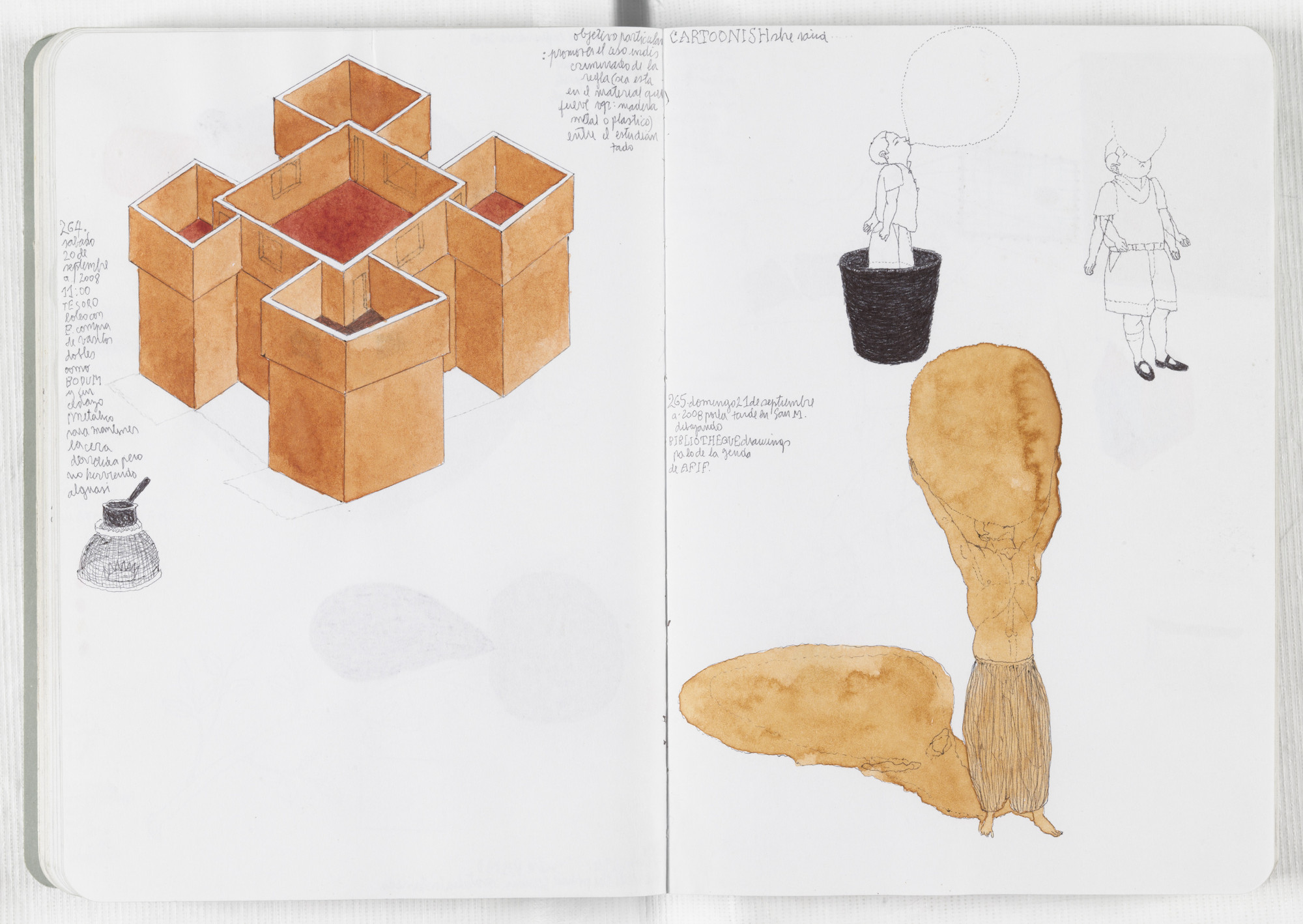 José Antonio Suárez Londoño. Sketchbook: From January 1 to December 31, 2008. 2008
